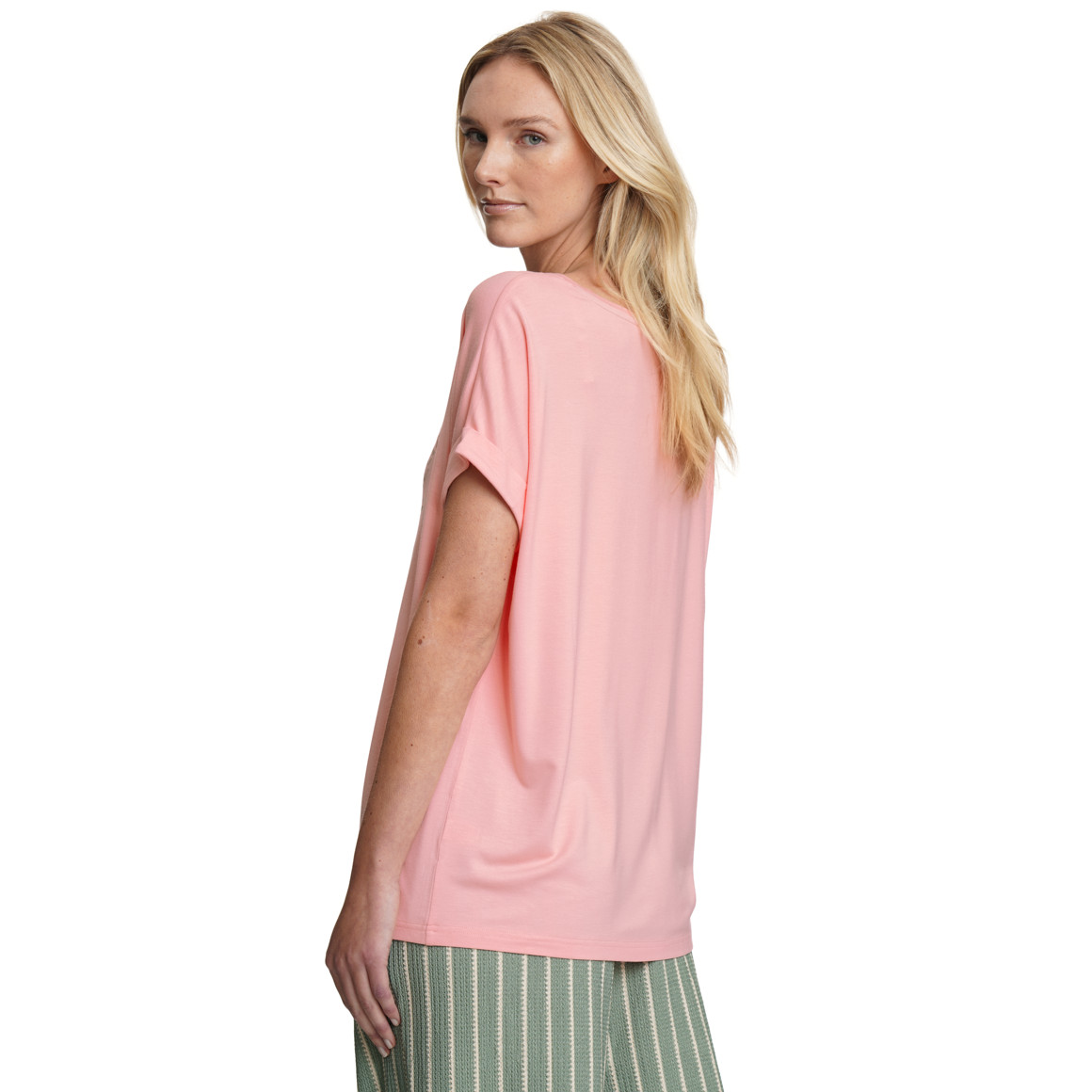 Damen T-Shirt mit überschnittenen Ärmeln