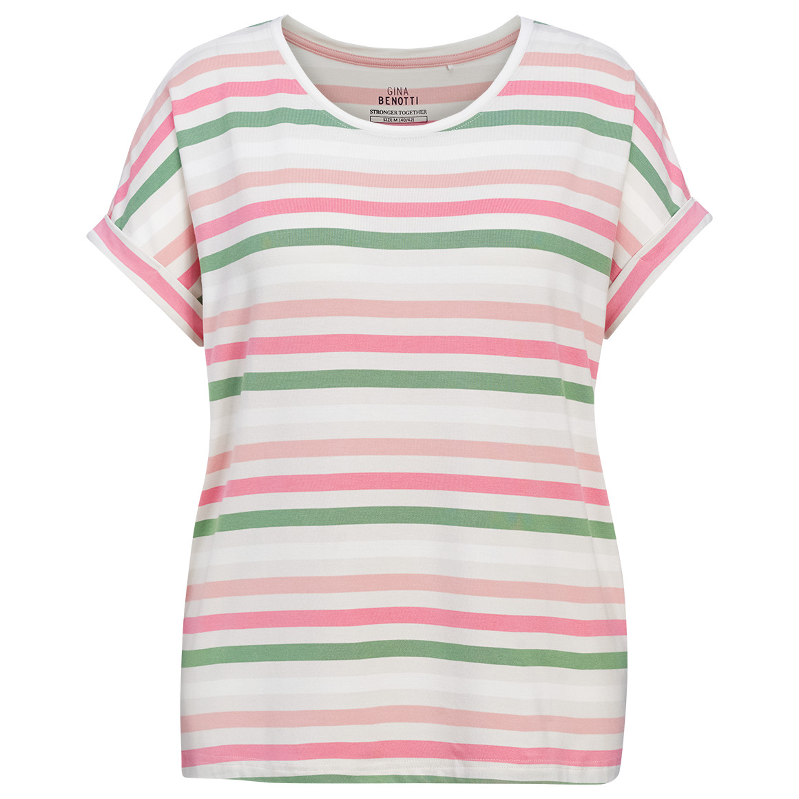 Damen T-Shirt mit überschnittenen Ärmeln