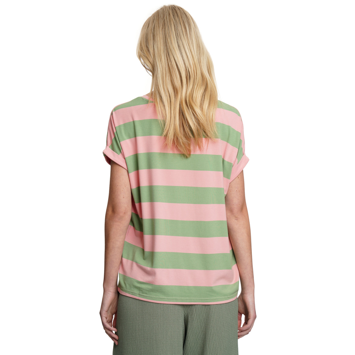 Damen T-Shirt mit überschnittenen Ärmeln