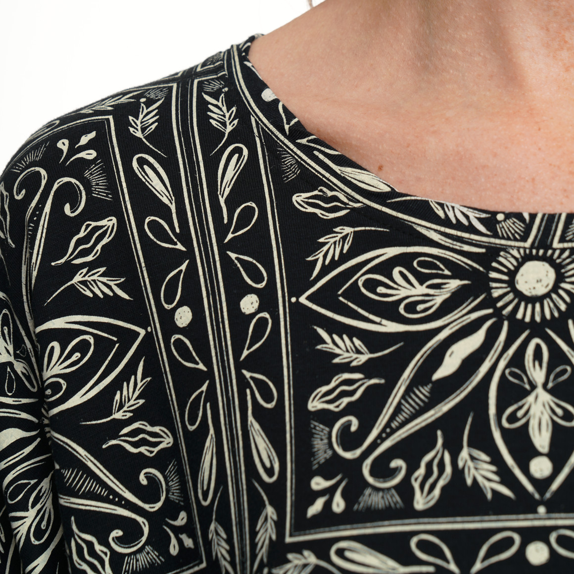 Damen T-Shirt aus Viskose-Mix