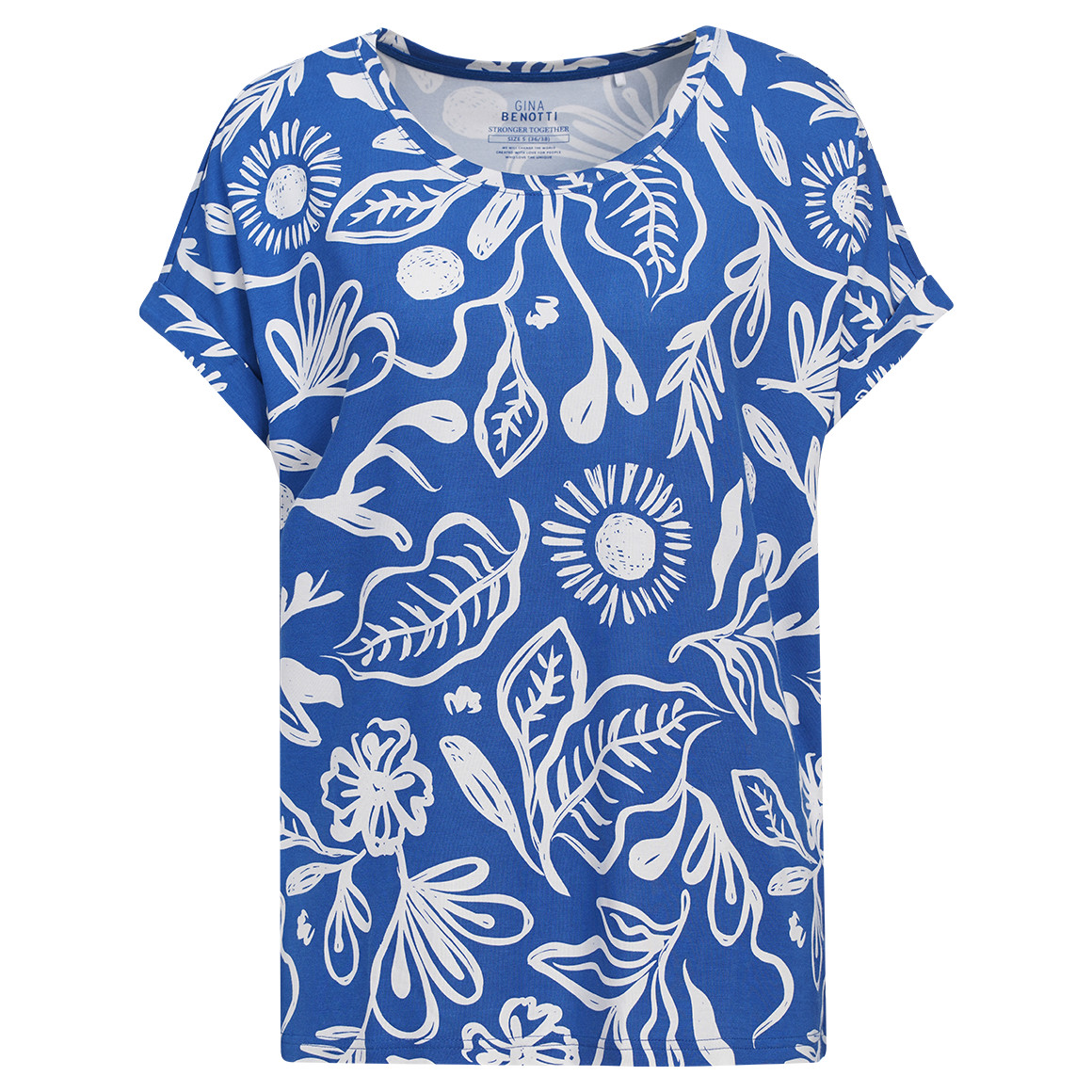 Damen T-Shirt aus Viskose-Mix