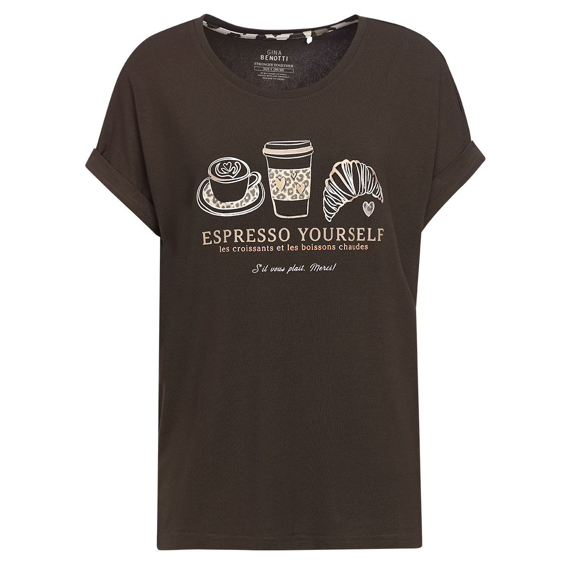 Damen T-Shirt aus Viskose-Mix