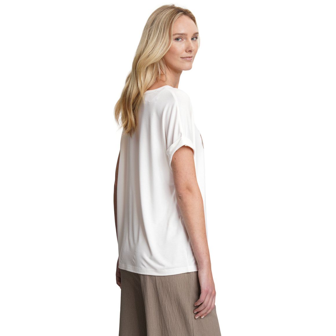 Damen T-Shirt aus Viskose-Mix