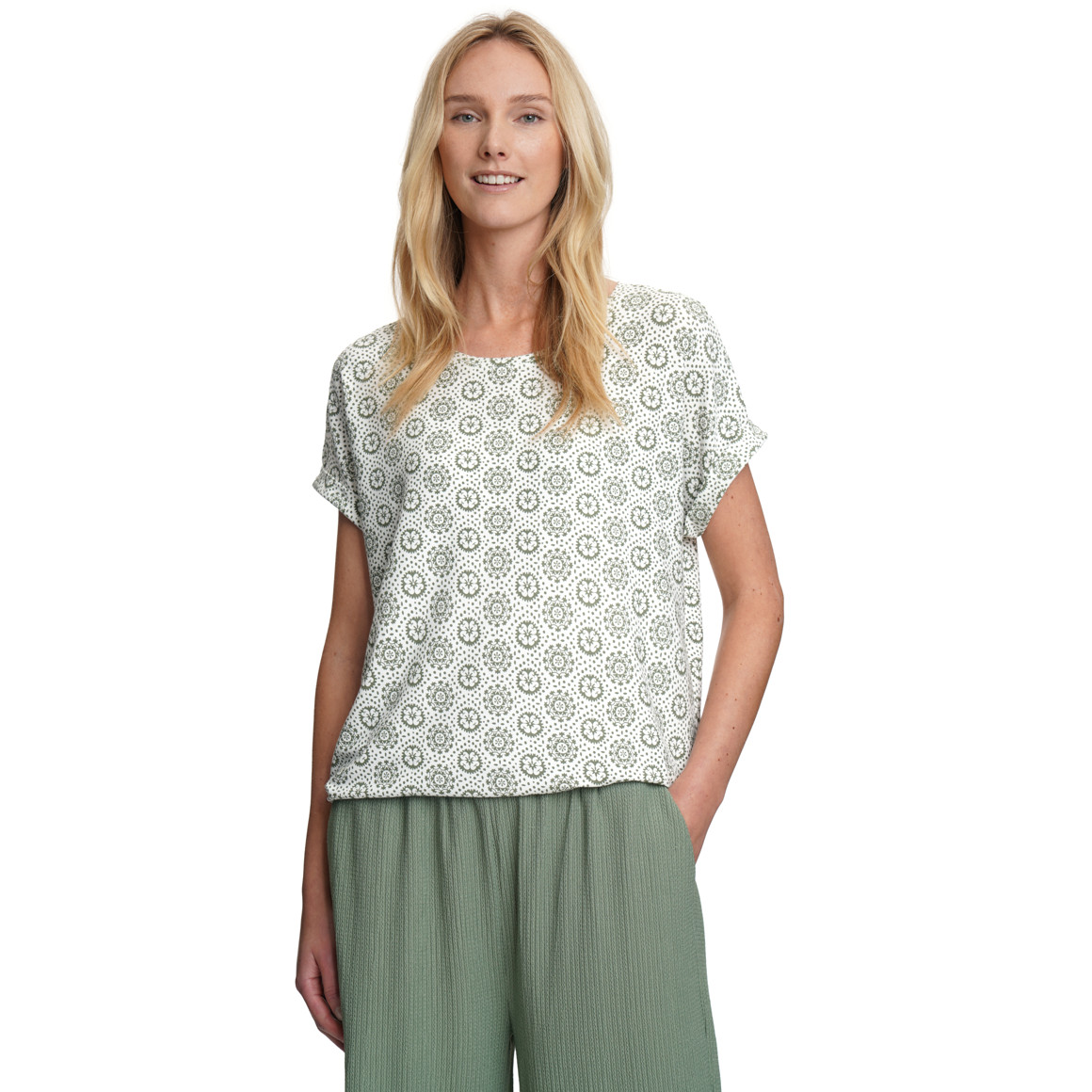 Damen T-Shirt aus Viskose-Mix