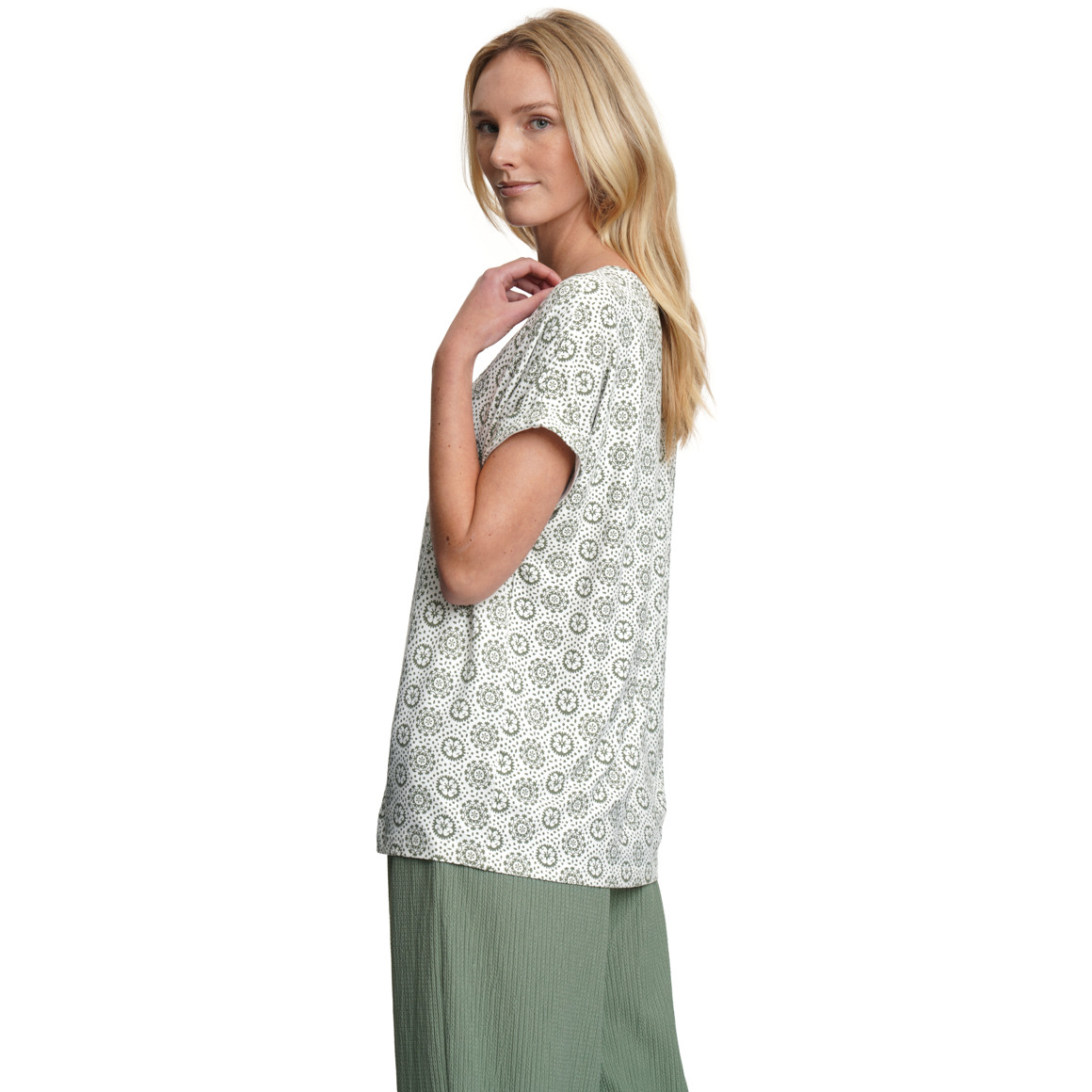 Damen T-Shirt aus Viskose-Mix