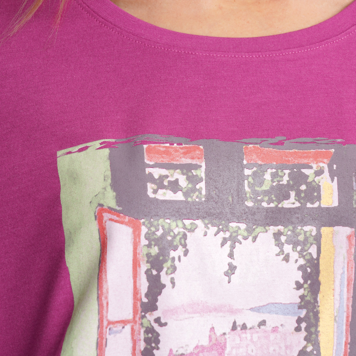 Damen T-Shirt aus einem Viskose-Mix
