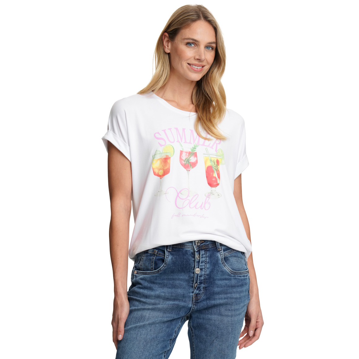 Damen T-Shirt aus einem Viskose-Mix