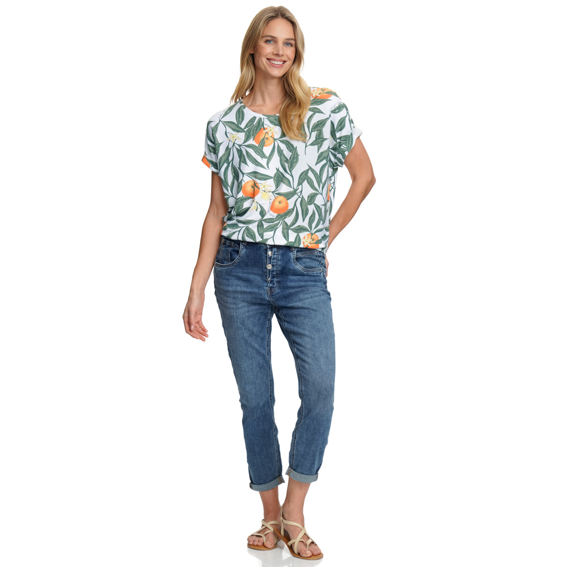 Damen T-Shirt aus einem Viskose-Mix