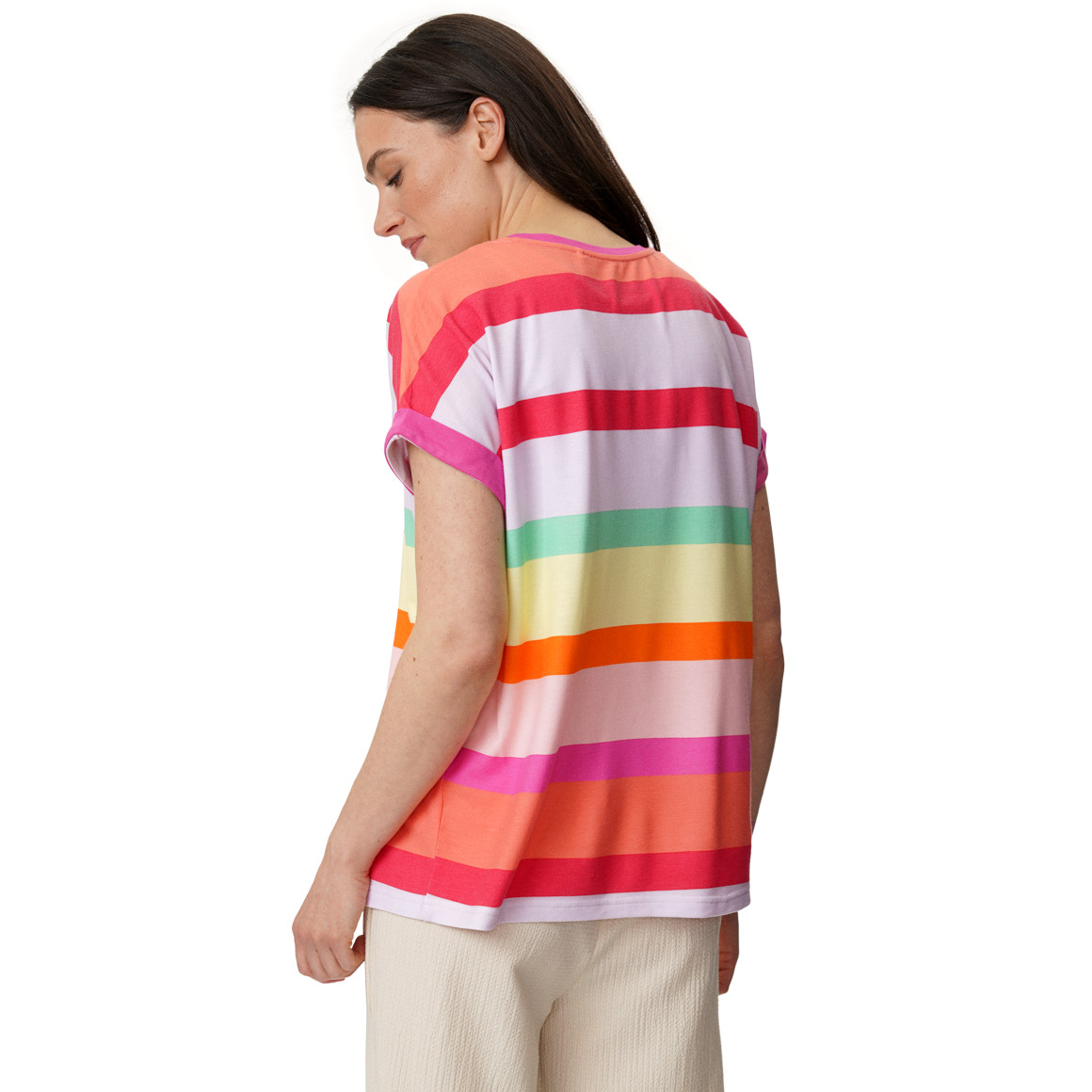 Damen T-Shirt aus Viskose-Mix