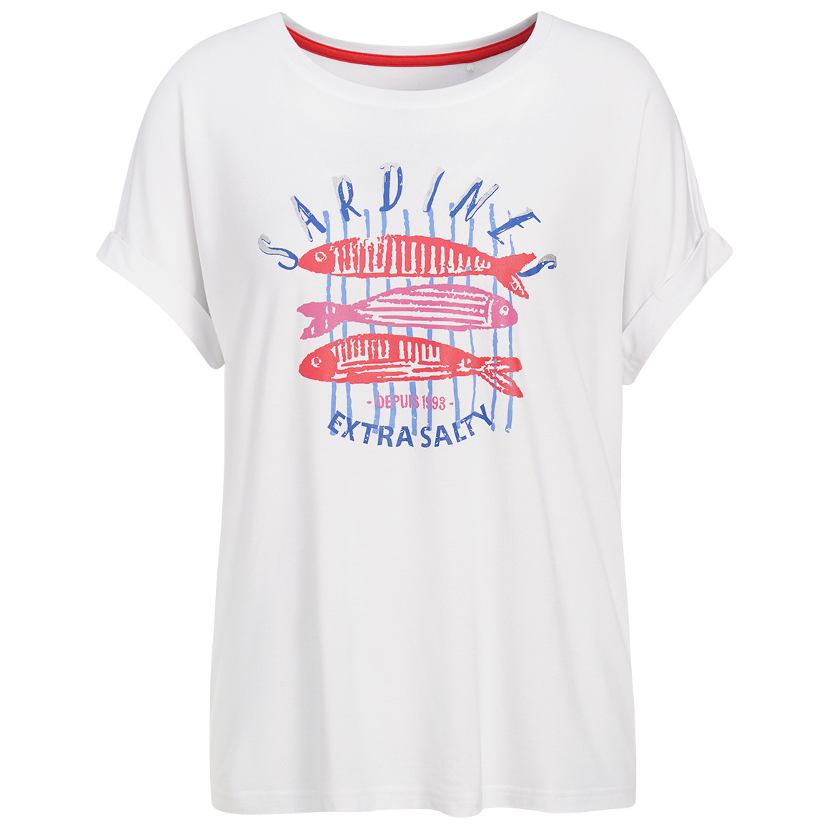Damen T-Shirt aus Viskose-Mix