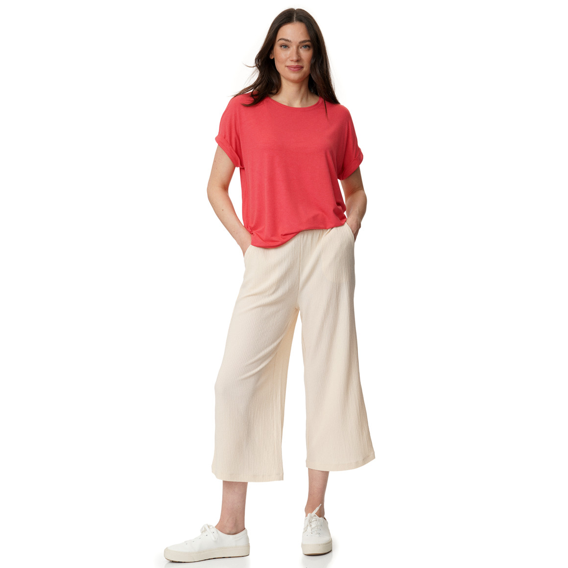 Damen T-Shirt aus Viskose-Mix