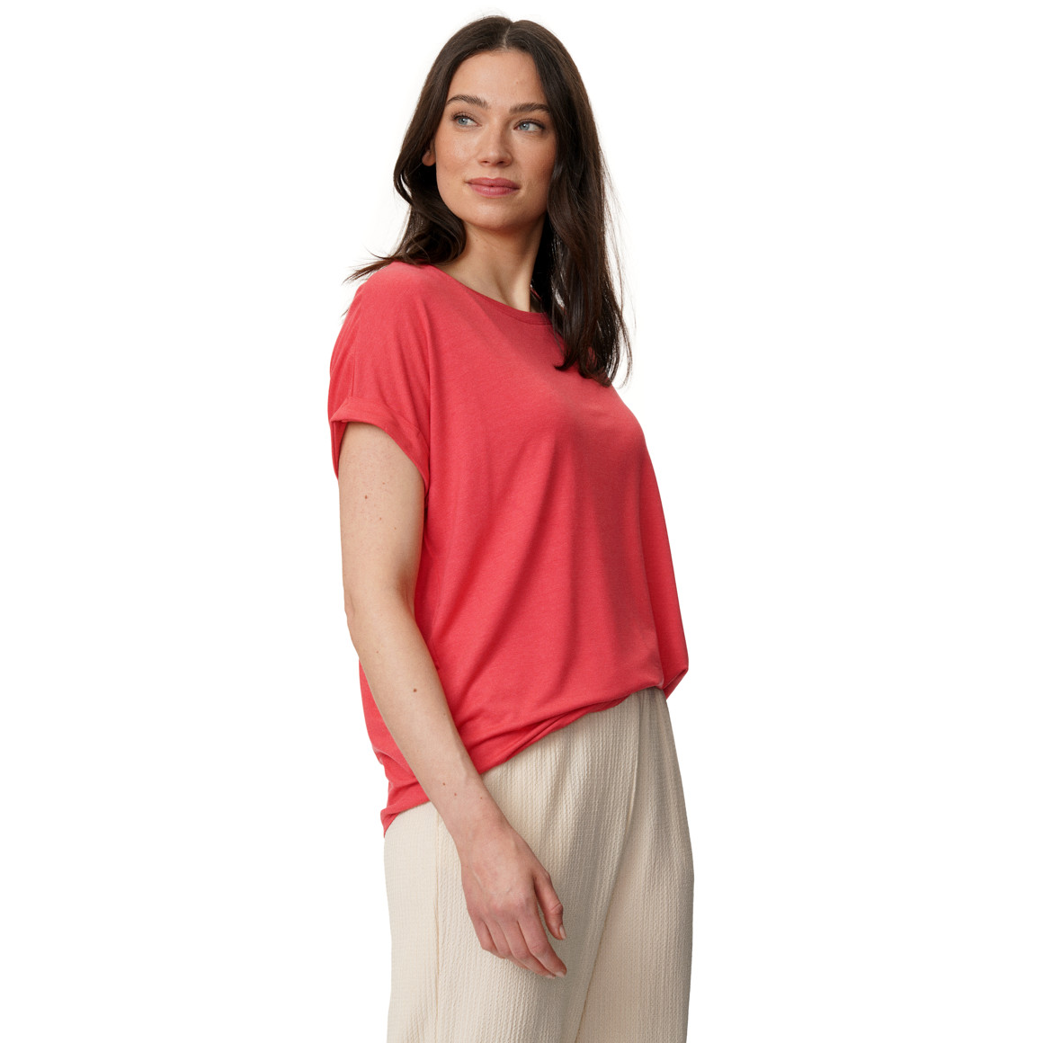 Damen T-Shirt aus Viskose-Mix
