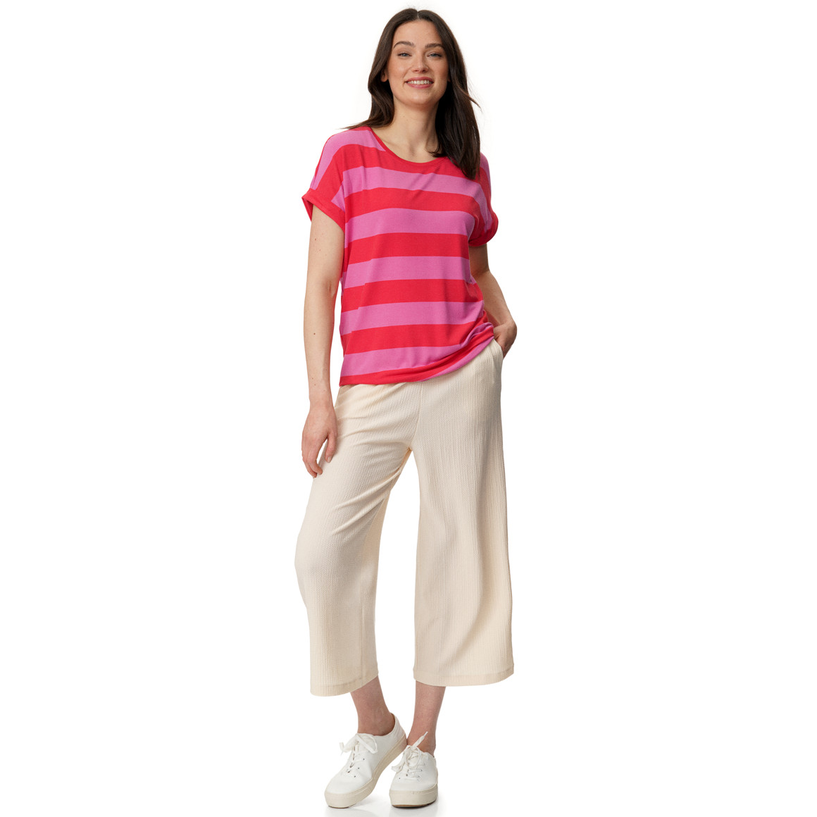Damen T-Shirt aus Viskose-Mix