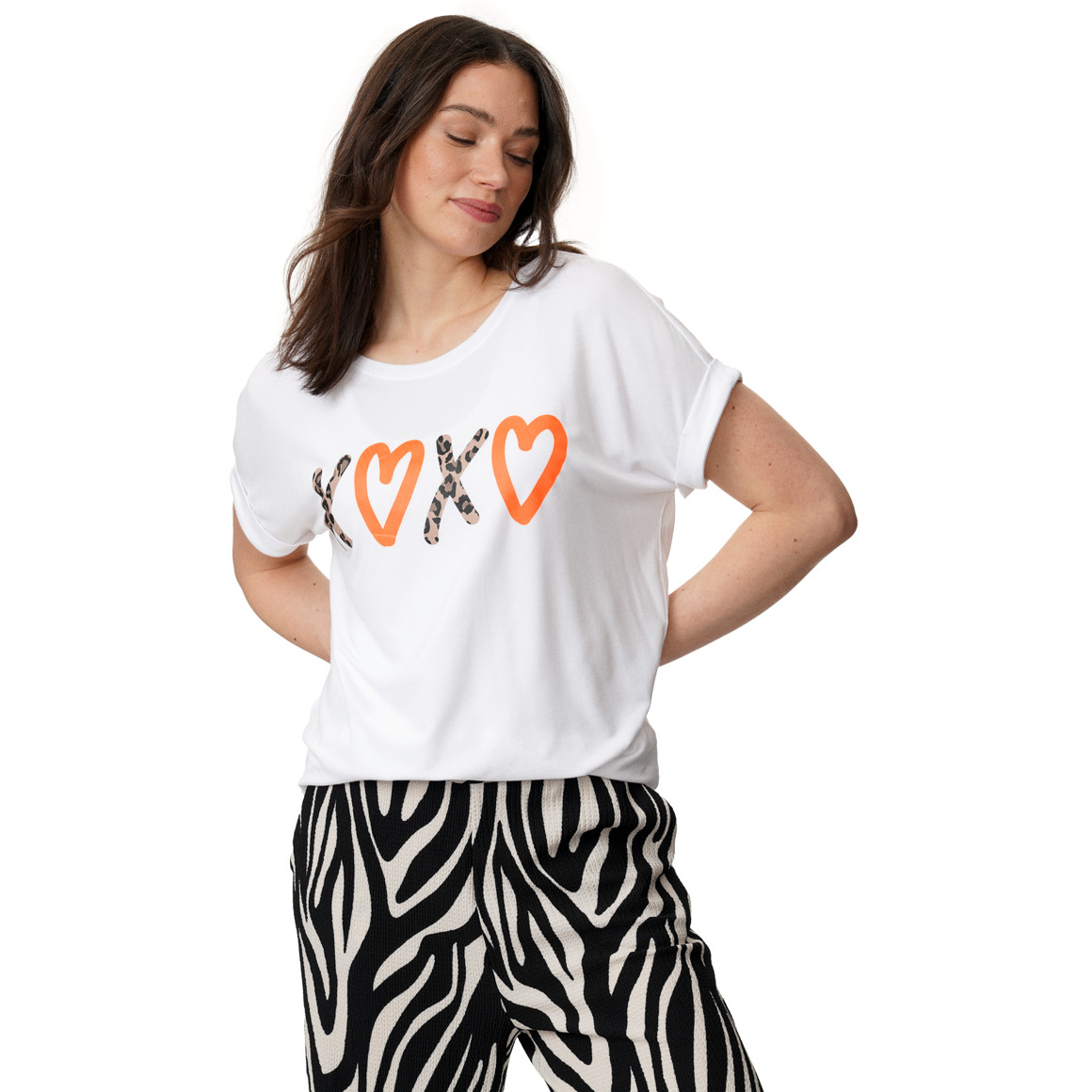 Damen T-Shirt aus Viskose-Mix