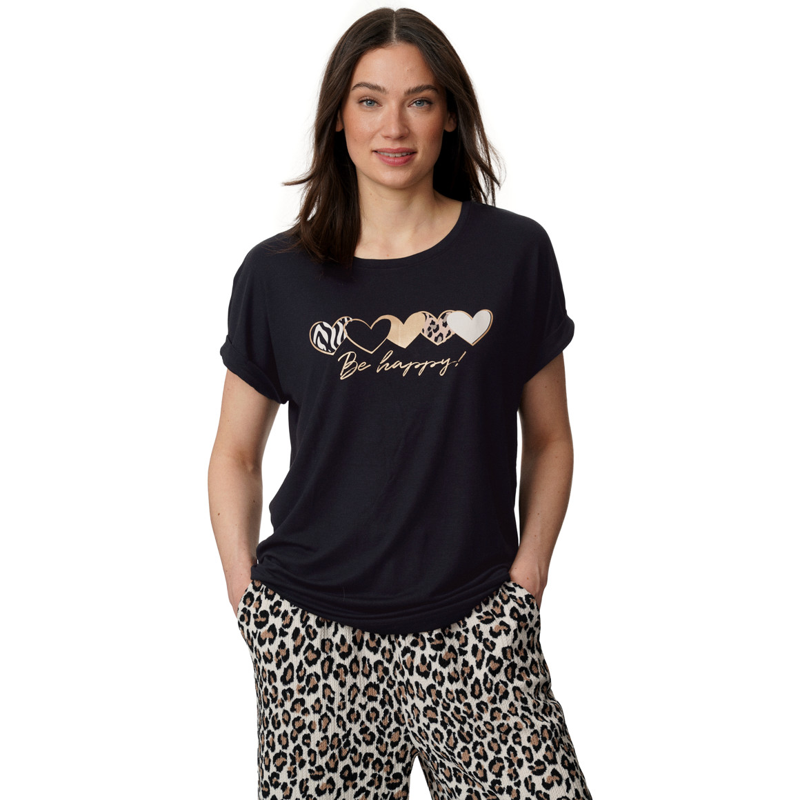 Damen T-Shirt aus Viskose-Mix