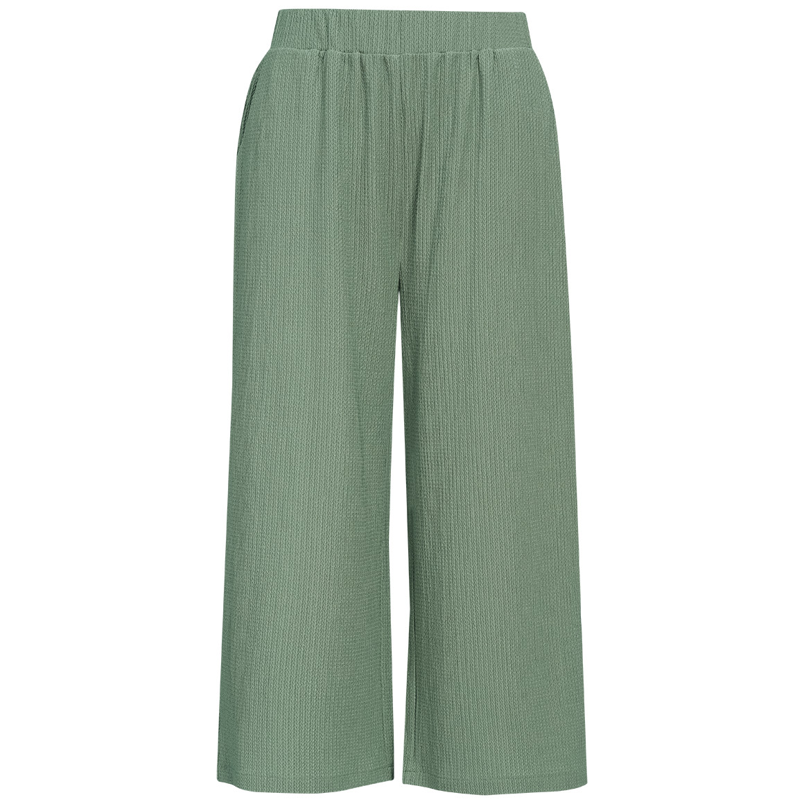 Damen Culotte mit strukturiertem Material