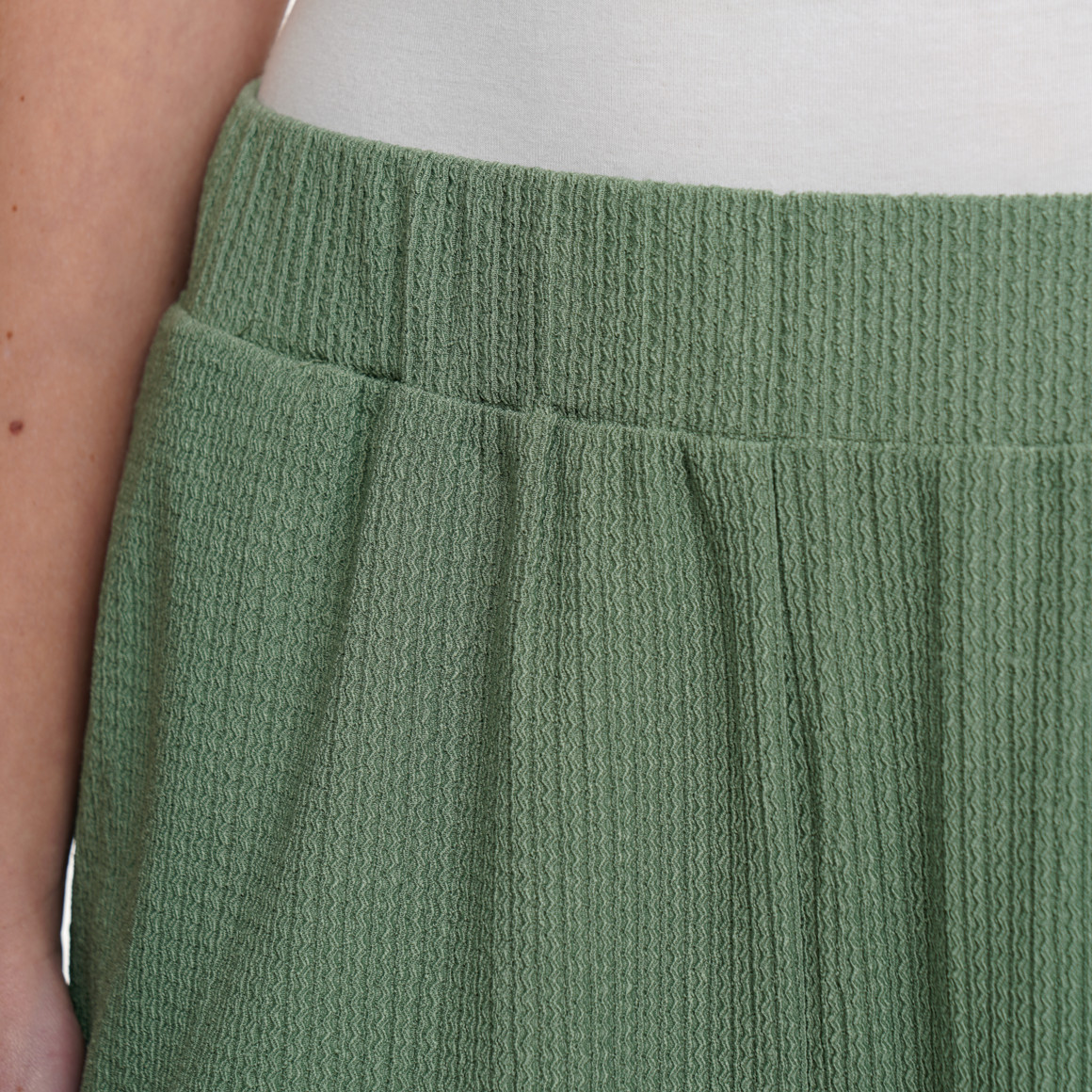 Damen Culotte mit strukturiertem Material