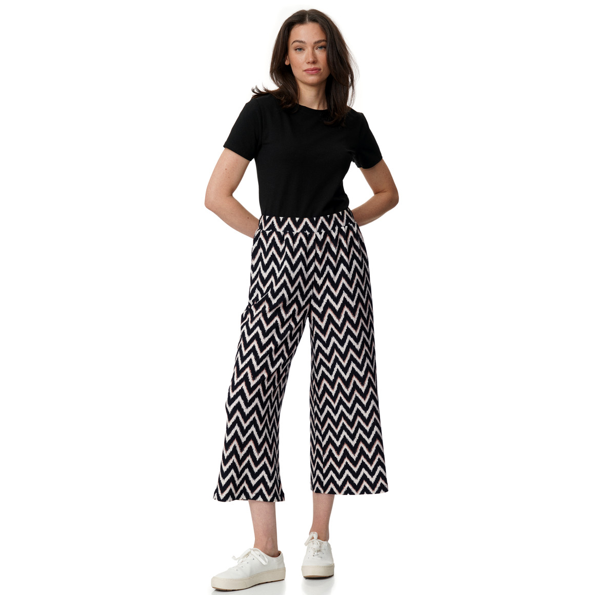 Damen Culotte mit Allover-Muster