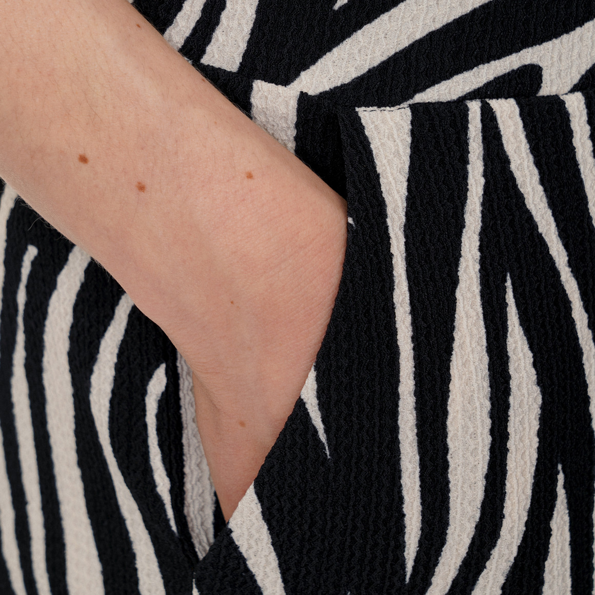 Damen Culotte mit Strukturmuster
