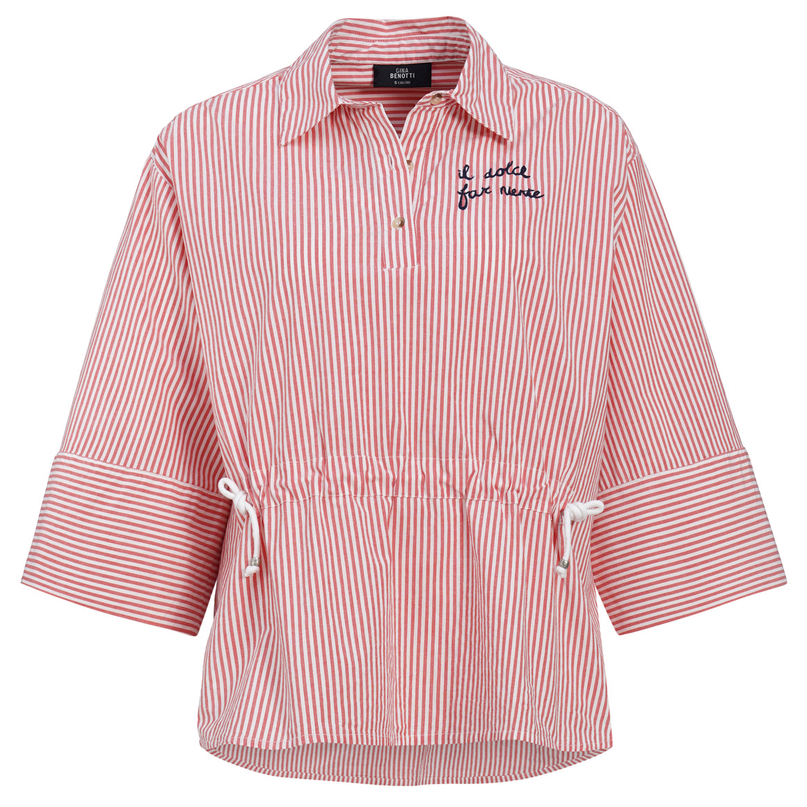 Damen Bluse mit Tunnelzug