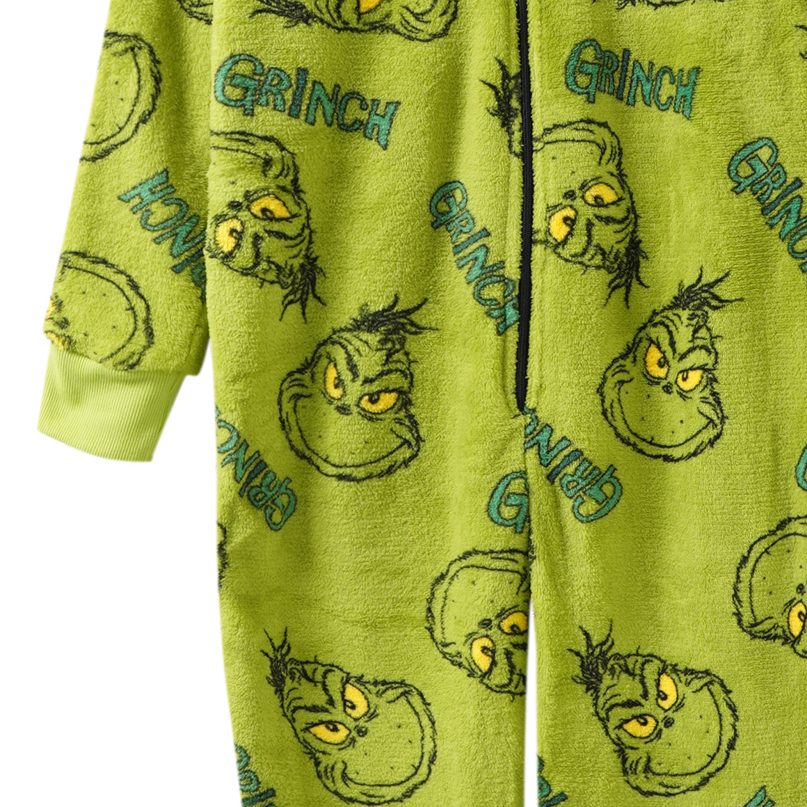 The Grinch onesie met Capuchon