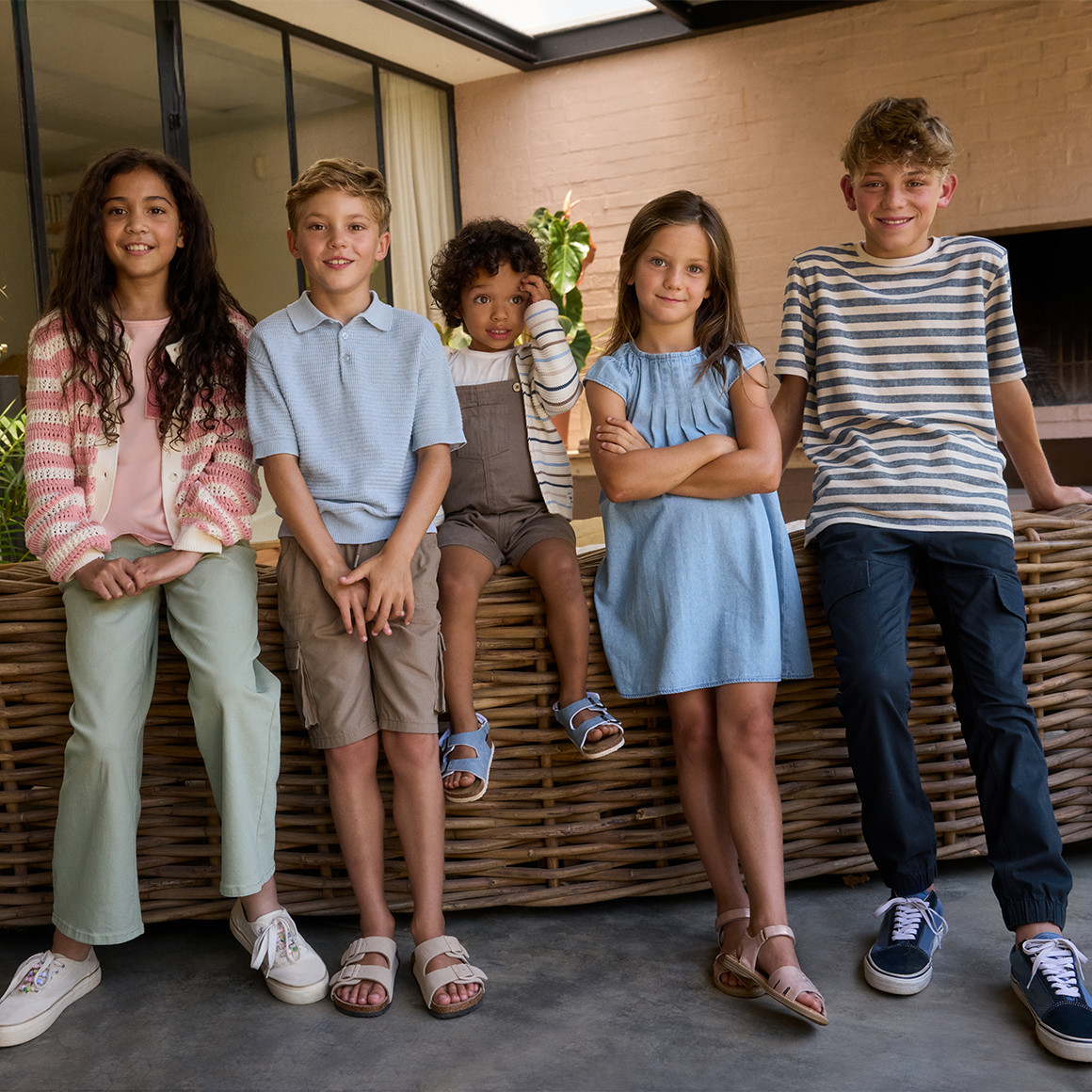 Jungen Cargo-Shorts mit Tunnelzug