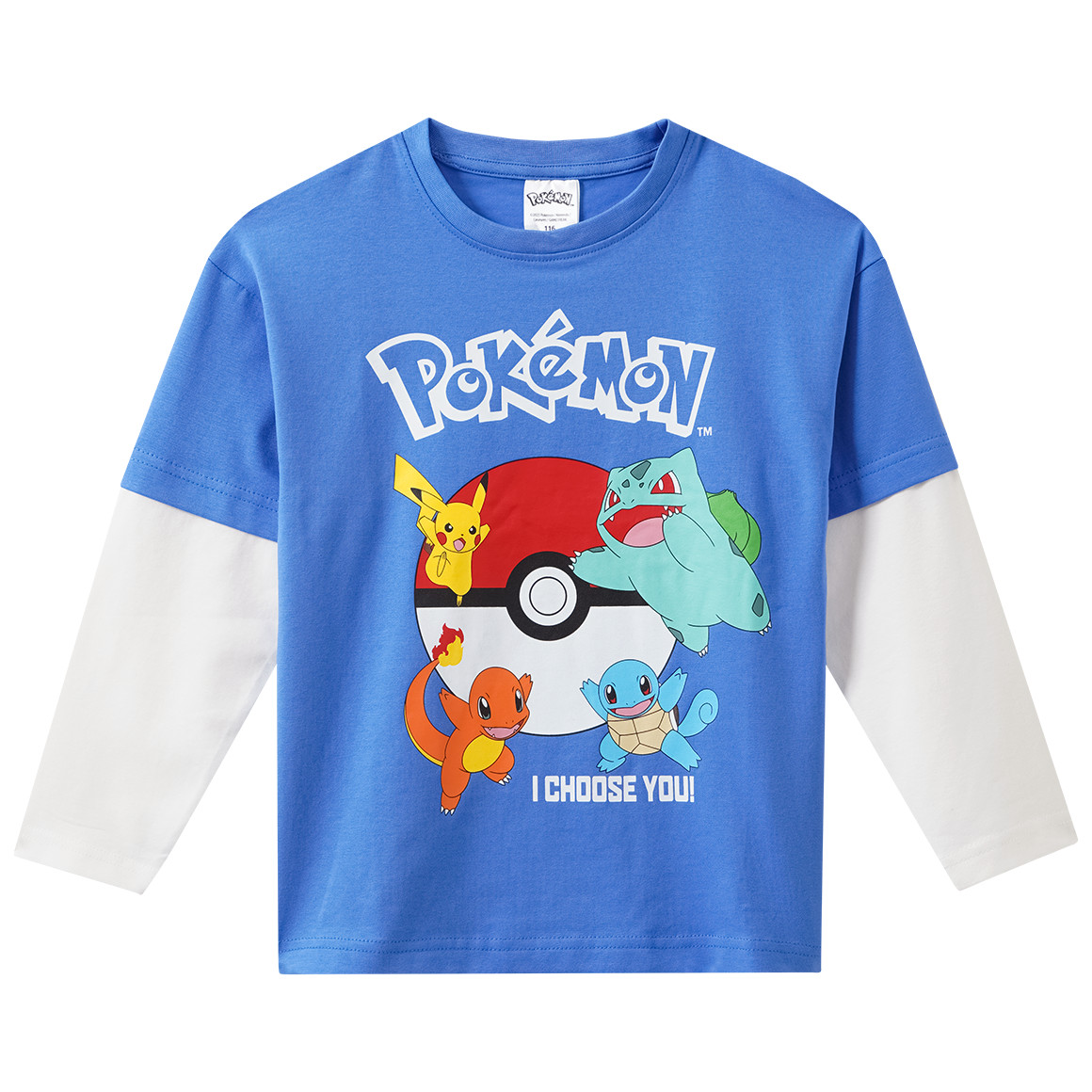 Pokémon Langarmshirt im Lagen-Look