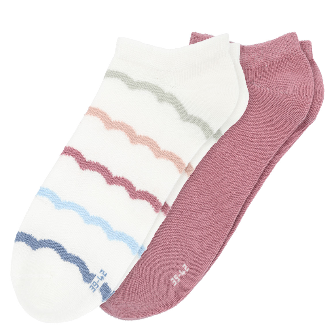 2 Paar Damen Sneaker-Socken im Set