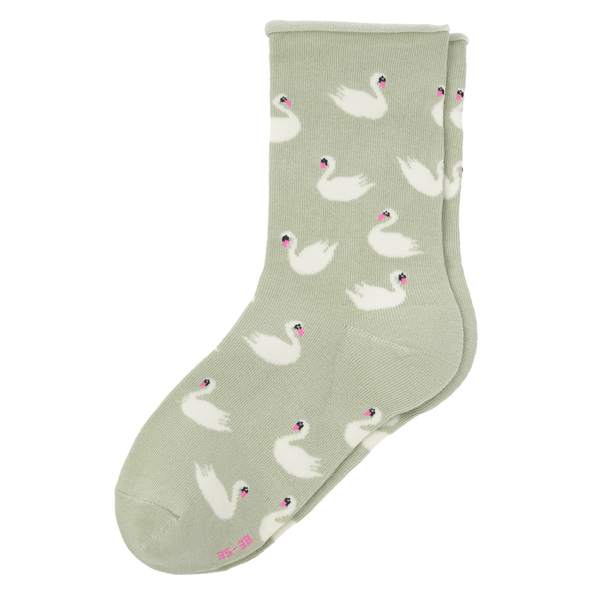 1 Paar Damen Socken mit Fun-Motiv