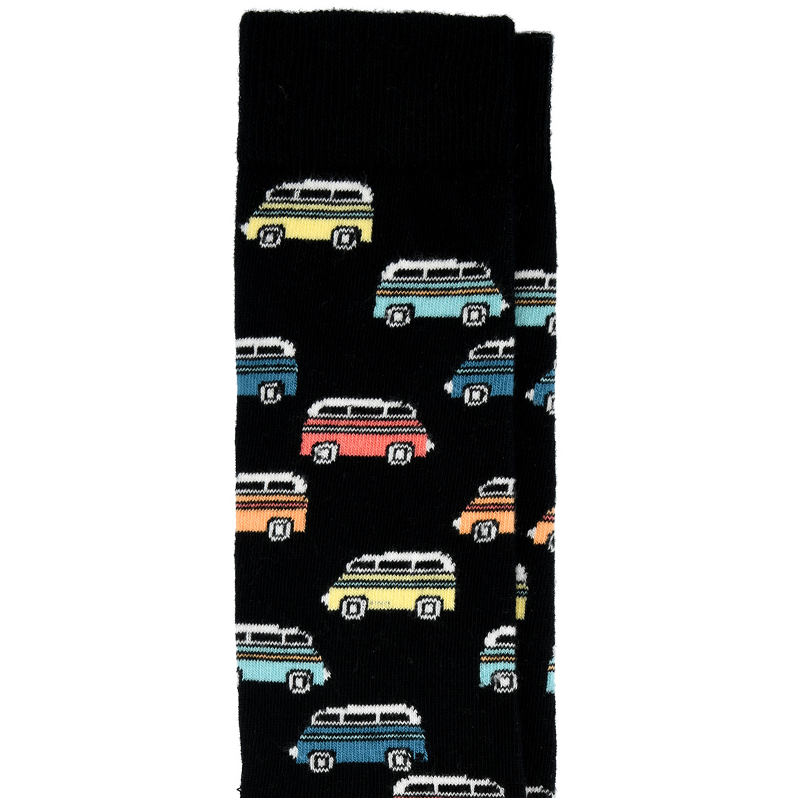 1 Paar Herren Socken mit Fahrzeug-Motiven