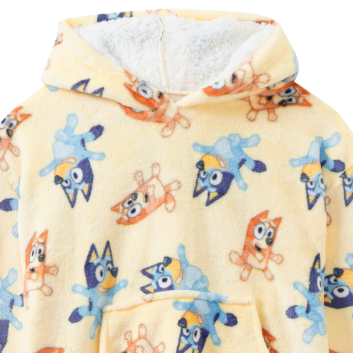 Bluey Hoodie-Decke mit Kapuze