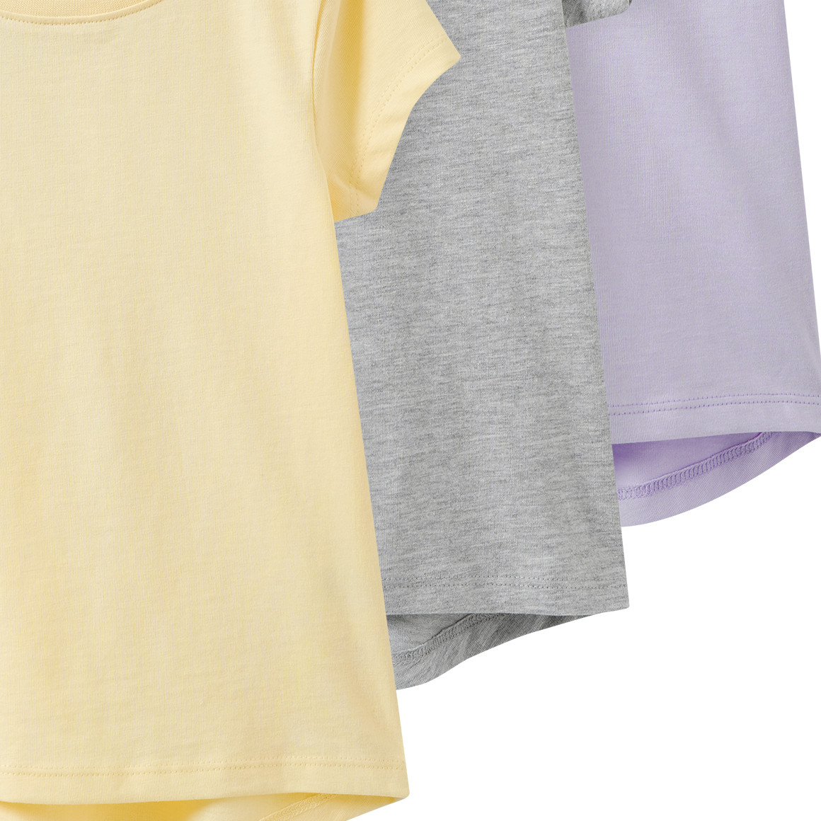 3 Baby T-Shirts im Basic-Look