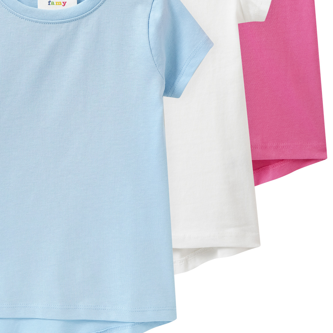 3 Baby T-Shirts im Basic-Look