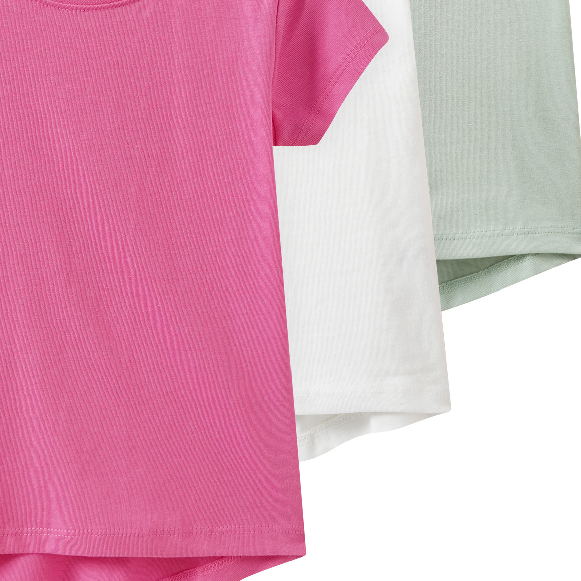 3 Baby T-Shirts im Basic-Look