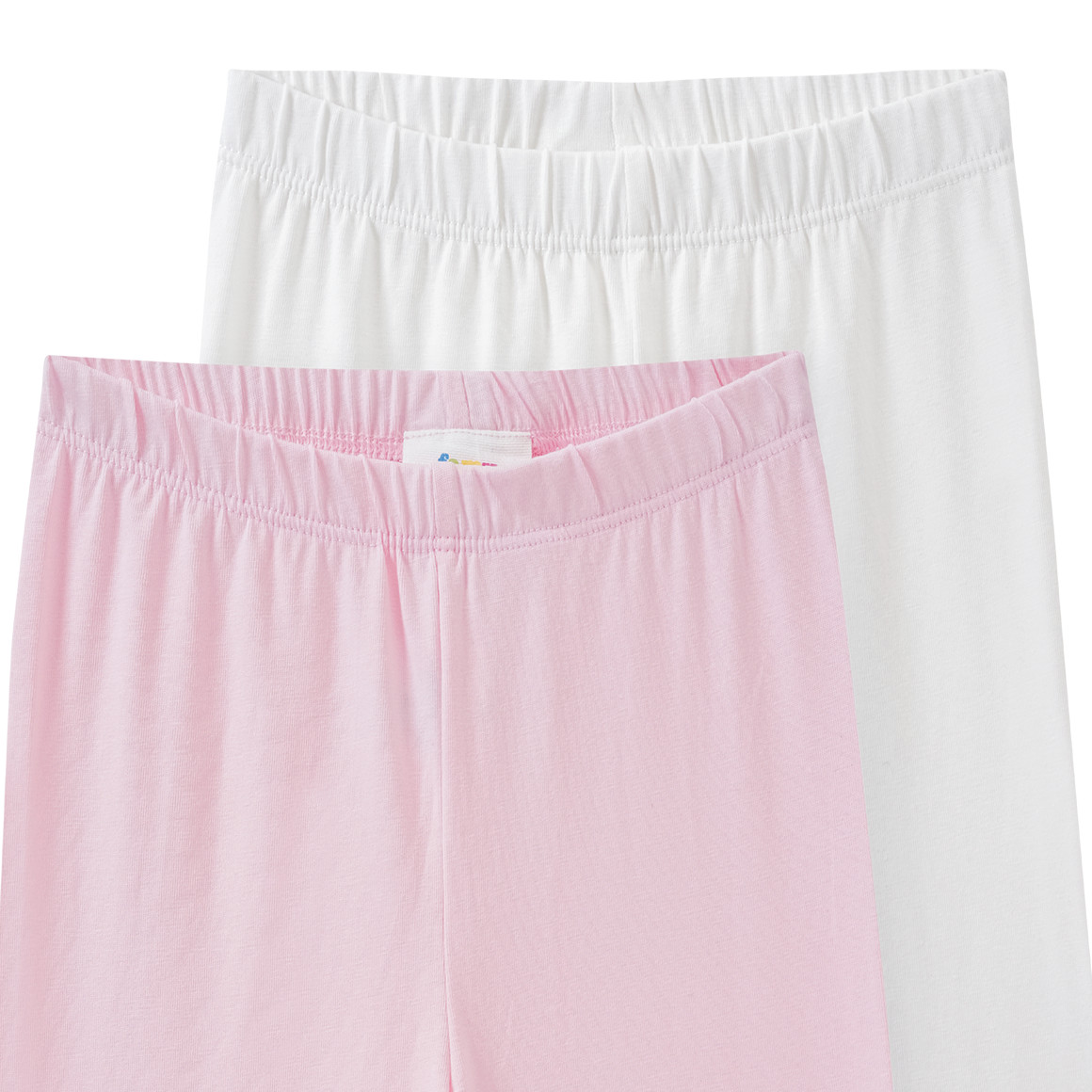2 Baby Capri-Leggings im Basic-Look