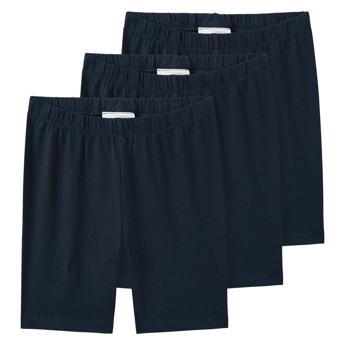 3 korte meisjesleggings in basic look