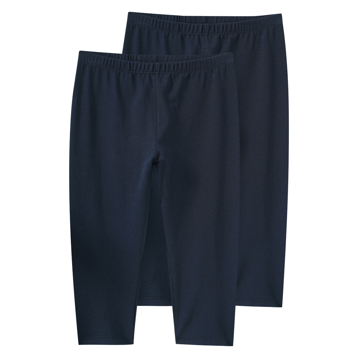 2 capri-leggings in basic look voor meisjes