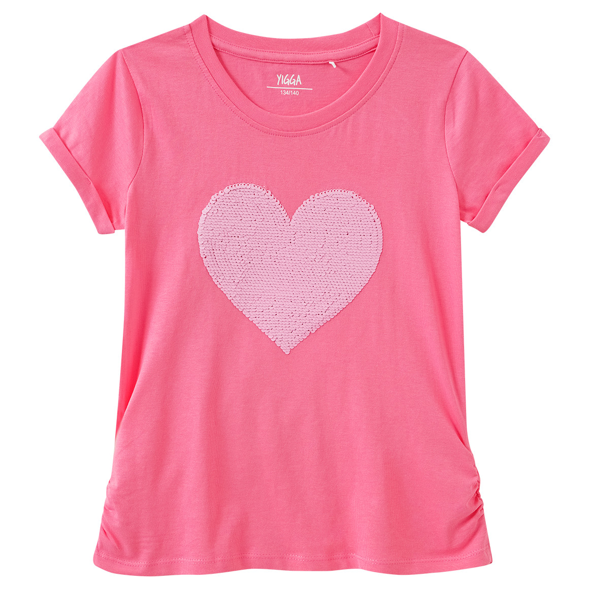 Meisjes T-shirt met omkeerbare pailletten