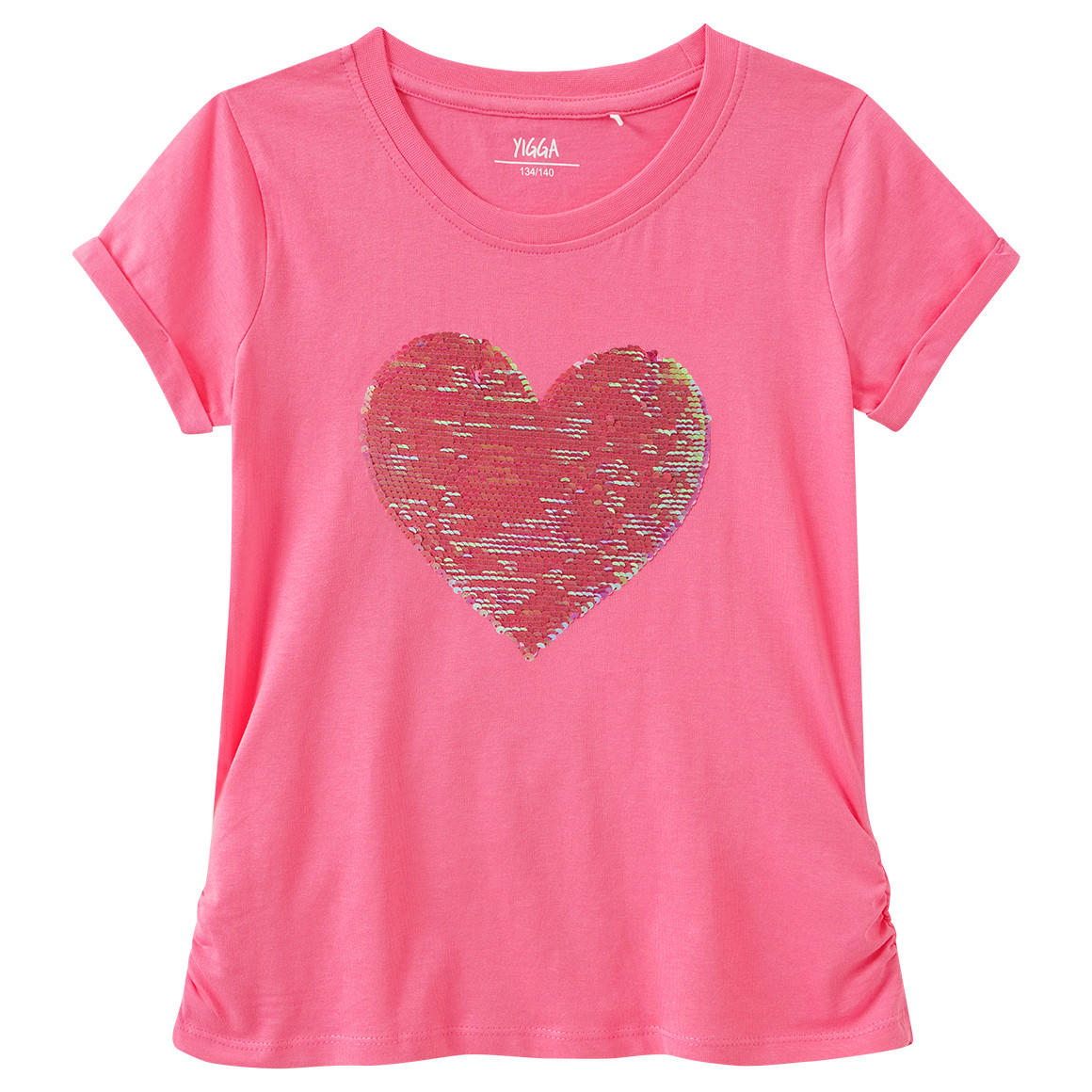 Meisjes T-shirt met omkeerbare pailletten