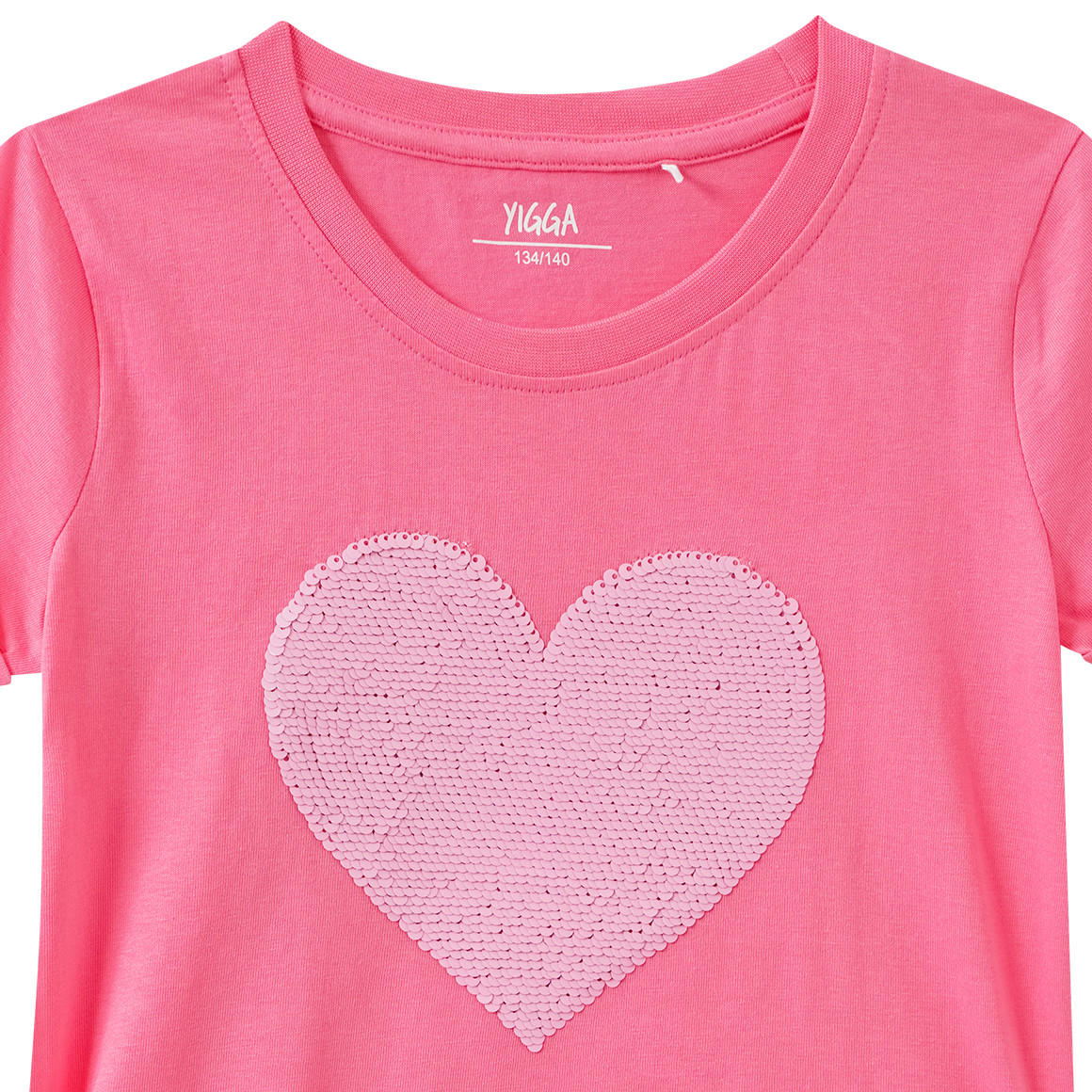 Meisjes T-shirt met omkeerbare pailletten