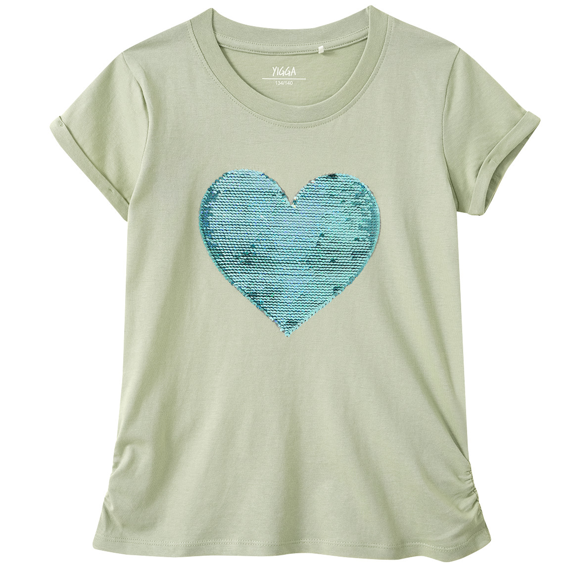 Meisjes T-shirt met omkeerbare pailletten