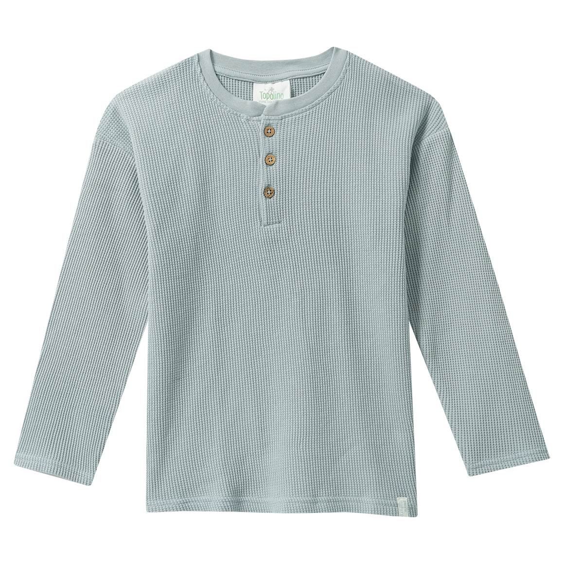 Jungen Langarmshirt aus Waffel-Piqué
