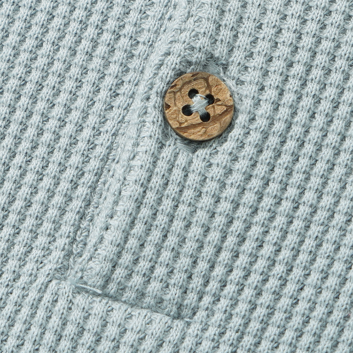 Jungen Langarmshirt aus Waffel-Piqué