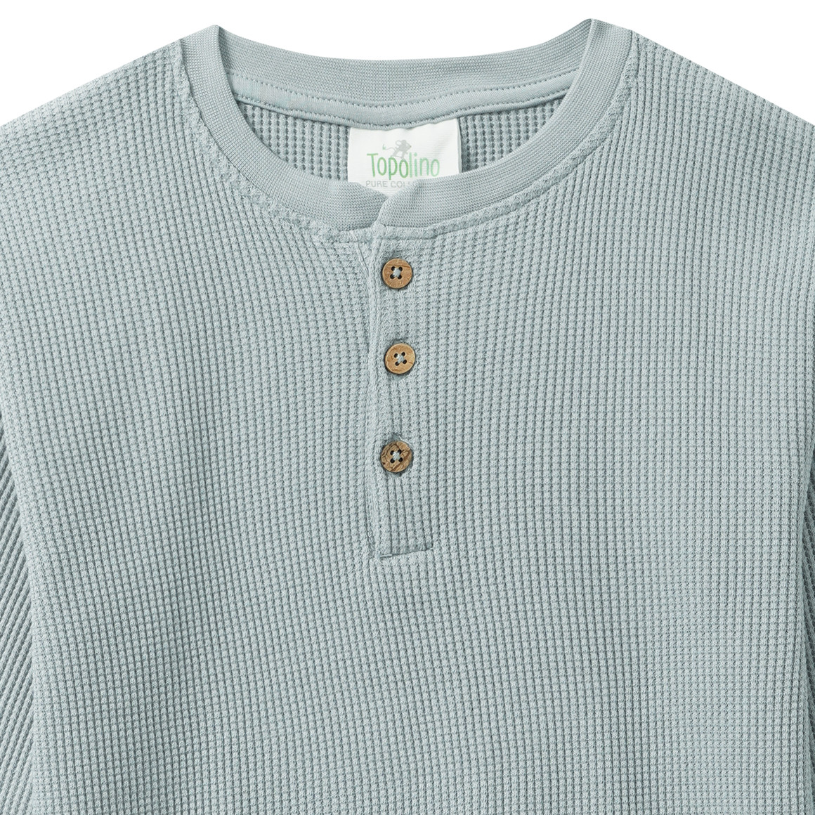 Jungen Langarmshirt aus Waffel-Piqué
