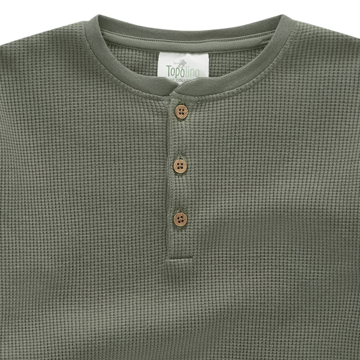 Jungen Langarmshirt aus Waffel-Piqué