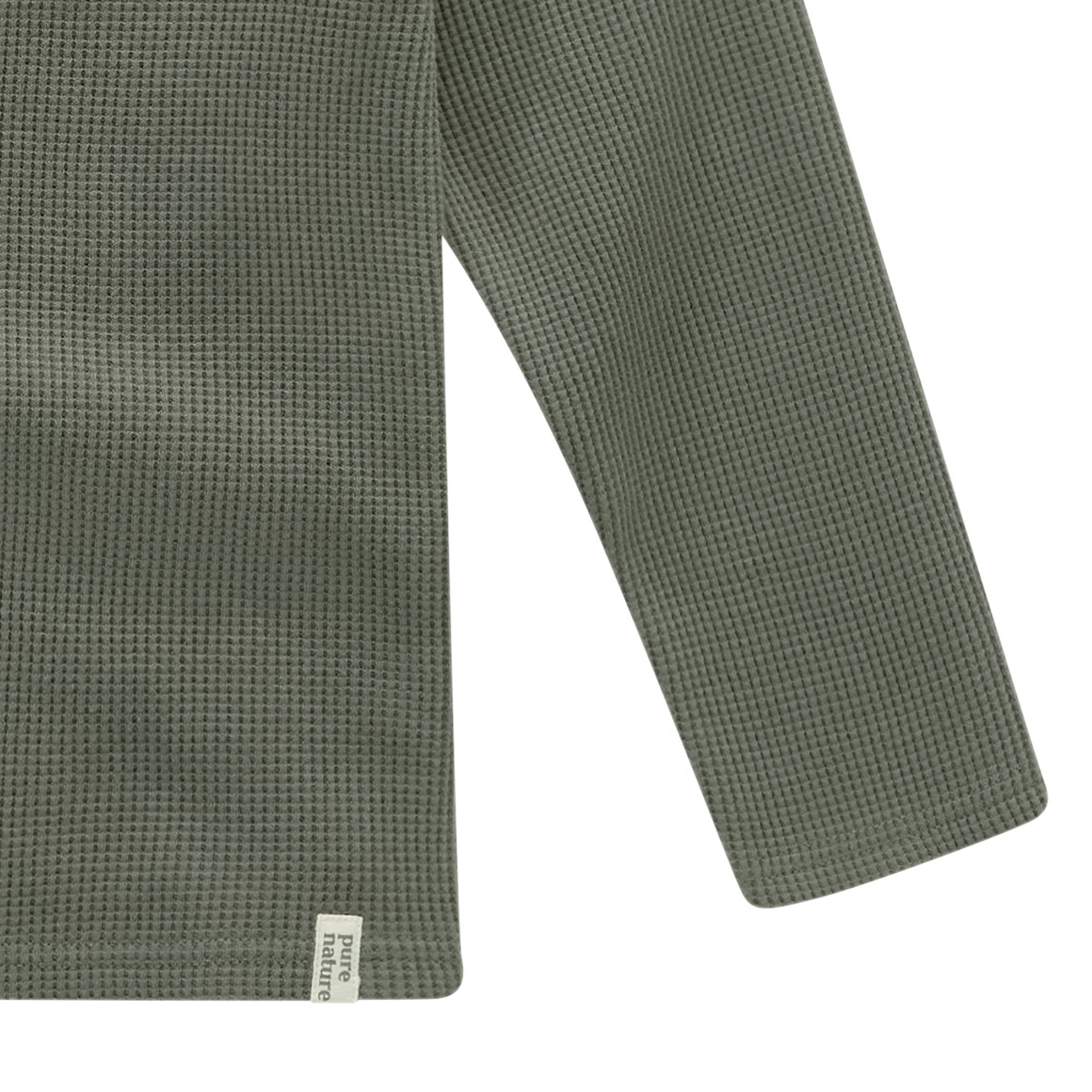 Jungen Langarmshirt aus Waffel-Piqué