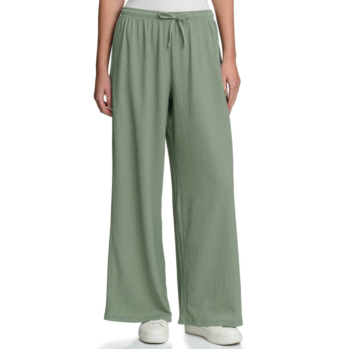 Damen Hose mit strukturiertem Material