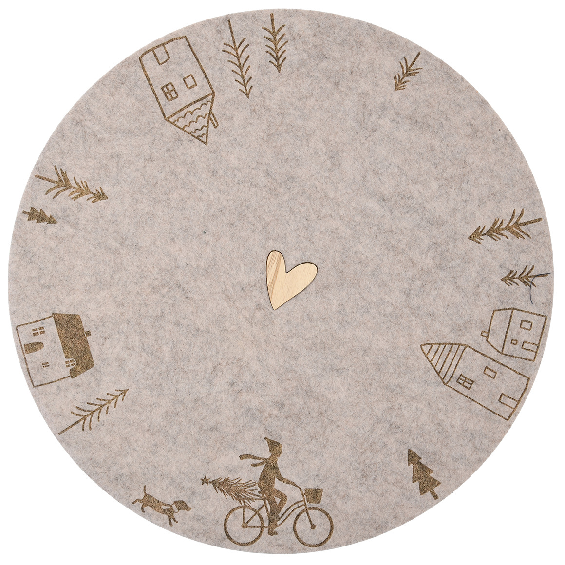 Placemat met Kerst design