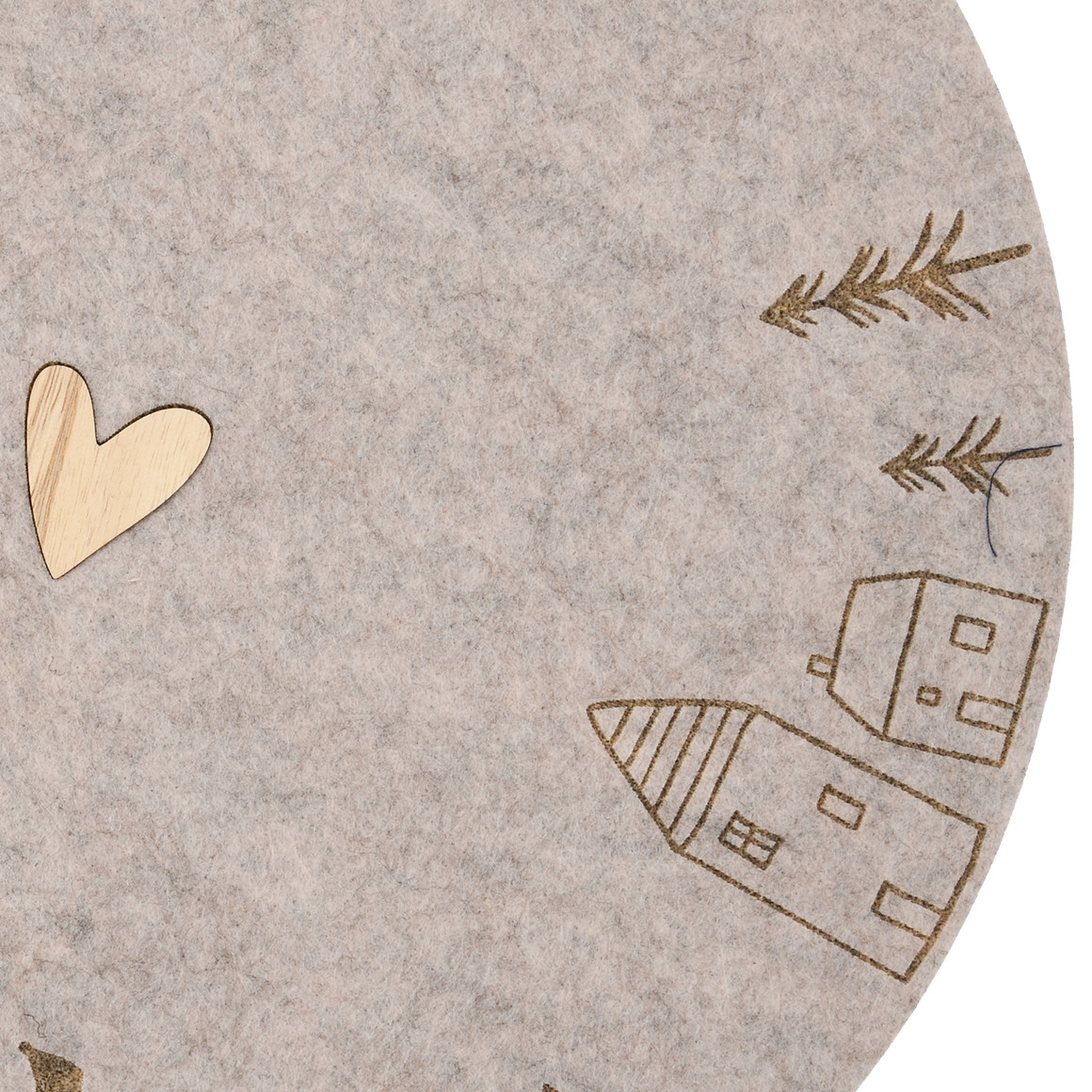 Placemat met Kerst design