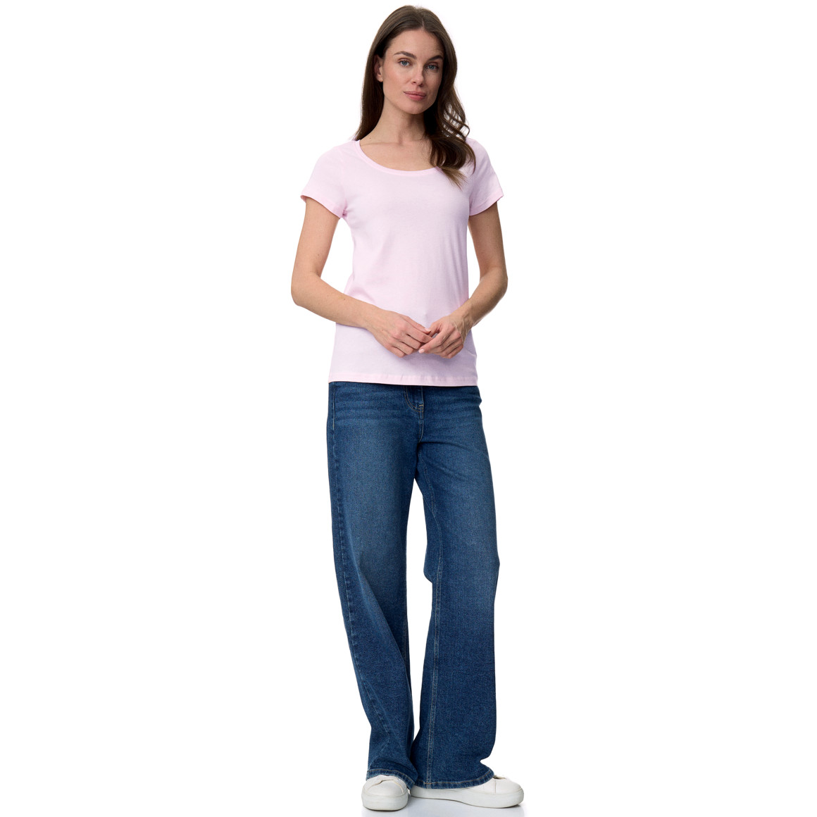 3 Damen T-Shirts im Basic-Look